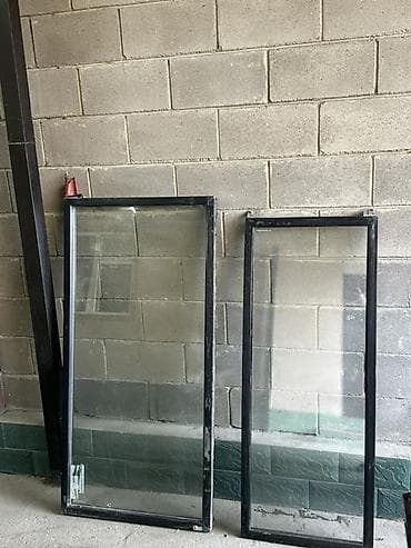 алюминиевая емкость: Готовое алюминиевое окно, Декоративные особенности: Фрамуга, Без установки, Без рассрочки — 1