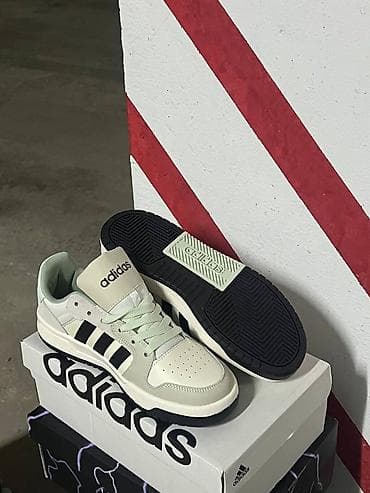 туфли платформа: Мужские кроссовки, 42, Adidas, Новый, цвет - Бежевый, Бесплатная доставка — 2