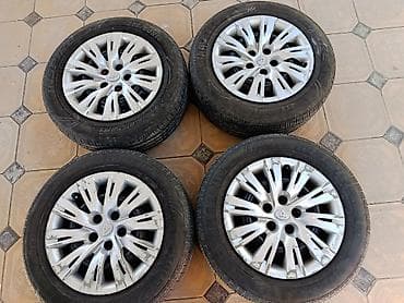 Колеса в сборе 215 / 60 / R 16, Лето, Комплект, Легковые, Железные, отверстий - 5 at lalafo.kg Колеса в сборе 215 / 60 / R 16, Лето, Комплект, Легковые, Железные, отверстий - 5