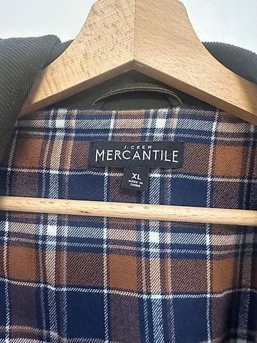 военное антановка: Мужская куртка-рубашка J.Crew Mercantile - Размер: XL (указан на — 2