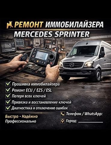 дверцы: Ремонт иммобилайзера Mercedes Sprinter Услуги: - Прошивка — 1
