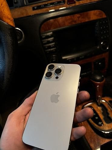 max: IPhone 15 Pro Max, Б/у, 256 ГБ, Серебристый — 2