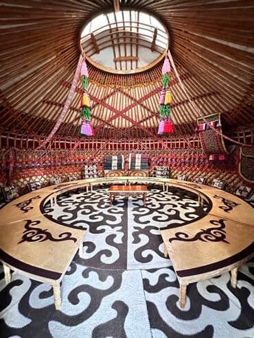 настольный тенисный стол: Аренда юрты, Каркас Деревянный, 85 баш, Стулья, Казан, Посуда — 7