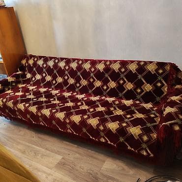 покрывало диван: Прямой диван, Б/у — 1