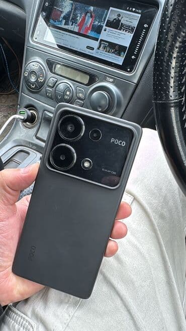 Poco M6 Pro, Б/у, 256 ГБ, цвет - Черный, 2 SIM