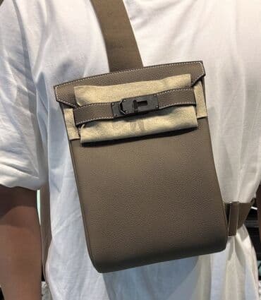 женская обувь 41 размер: Сумка Hermes Evelyne/Herbag кросс-боди (lux реплика)натуральная кожа — 3