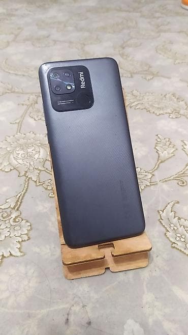 iphone 10: Redmi, Redmi 10C, Б/у, 64 ГБ, цвет - Черный, 2 SIM — 4