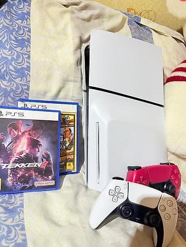 tekken 8: Ps 5 Slim Disc Edition
1TB
2 джойстика
ГТА 5, Теккен 8 — 1