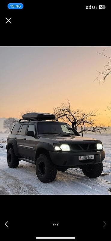 Nissan Patrol: 2000 г., 3 л, Кол менен иштөөчү, Дизель, Жол тандабас lalafo.kg да Nissan Patrol: 2000 г., 3 л, Кол менен иштөөчү, Дизель, Жол тандабас