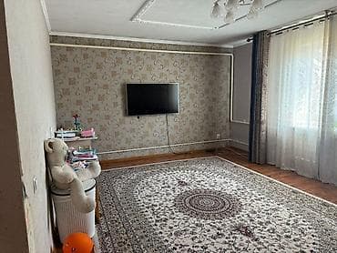 Бөлмөлөрдү сатып алуу: Светлая гостиная/зал с телевизором и кондиционером Просторная комната — 4