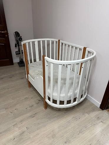 раскладная детская кровать: Детская кровать трансформер, Другой тип, цвет - Белый — 2