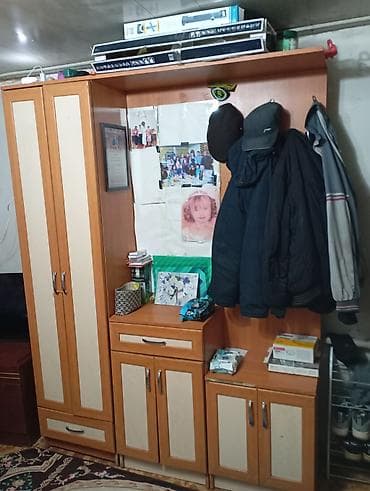 кухонный буфет: Стенка-шкаф, Тип стенки-шкафа: Советская, Для зала, Особенности: Для хранения посуды — 5