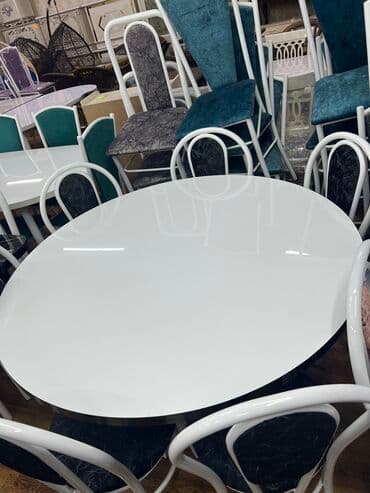 кухонные столы и стулья фото цены бишкек: Кухонный стол и стул, Новый, В рассрочку, Бесплатная доставка, цвет - Желтый — 12