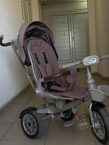 детские велосипеды коляски: Детский трехколесный велосипед‑коляска с родительской ручкой — 3
