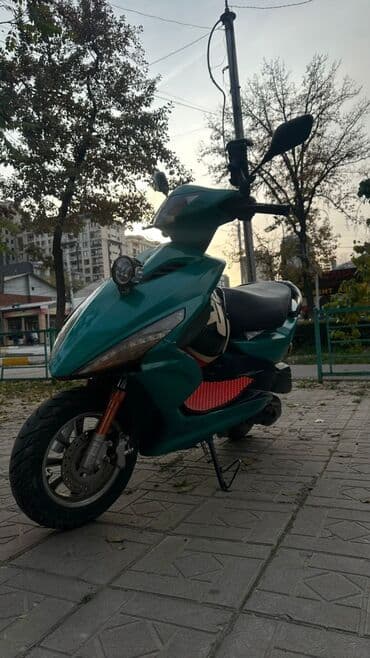 электронные мопеды: Тип скутера Ангел, 125 куб. см, Бензин, Б/у — 4