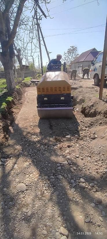 расценки на строительные работы бишкек 2023 год: Продаю виьро-каток 3 тонны - Дорожный каток вибрационный — 1