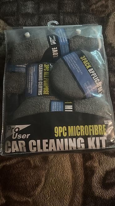 тряпка для авто: Набор для ухода за автомобилем ProUser 9PC Microfibre Комплект из 9 — 1