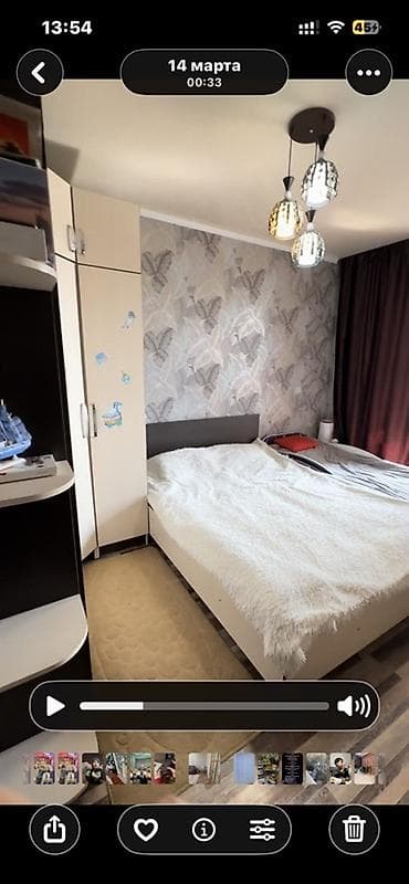 семейная баня аламедин 1: 3 комнаты, 59 м², 105 серия, 5 этаж, Косметический ремонт — 2