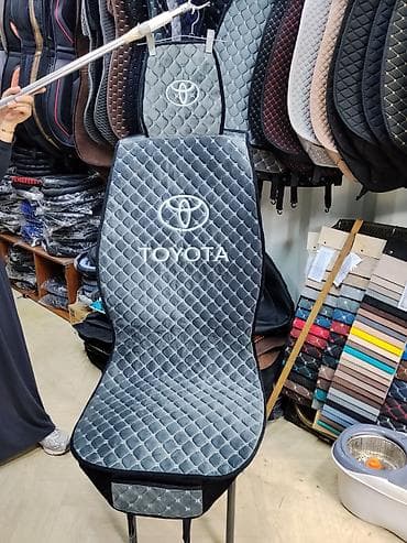 Чехлы Велюровые, цвет - Серый, Toyota