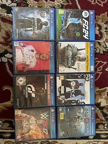 Коллекция дисков для PS4 (Blu‑ray), 9 игр: - Uncharted 4: Путь вора