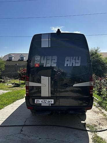оригинальные вещи: Mercedes-Benz Sprinter (длинная база, высокий крыша) — черный фургон с — 5