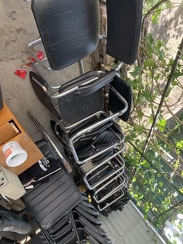 моноблок бу: Офисный стул, Б/у, цвет - Серый, Железо — 4