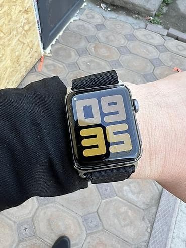 часы gear s3: Apple Watch Series 3, 42 мм (aluminum case, Ion‑X glass, composite — 1