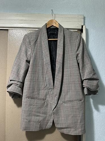 Пиджак, Блейзер, В клетку, Турция, M — 1