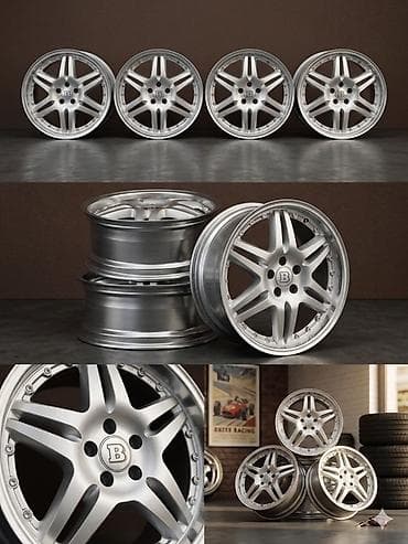 Литые Диски R 19 Brabus, Комплект, отверстий - 5, Б/у