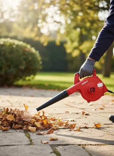 дрели бу: Электрическая воздуходувка Rodex RDX3013 в красном корпусе с черным — 1