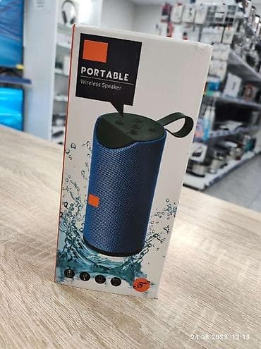 портативный: Колонка — это мощный звук в компактном формате 🔊🔥 Стильная портативная — 4