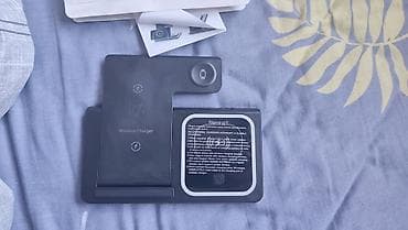 mobile holder: 3‑в‑1 складная беспроводная зарядная станция Описание: - — 2