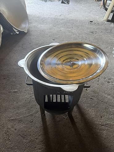 чон казан: Казан на печи (комплект для приготовления на открытом огне) Состав — 3