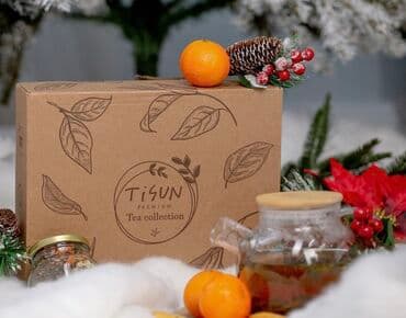 матча чай: • Подарочный набор чая в коробке • 12 баночек листового и ягодного — 4