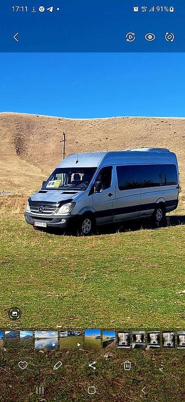 БУС НА ЗАКАЗ Пассажирский микроавтобус Mercedes-Benz Sprinter (длинная