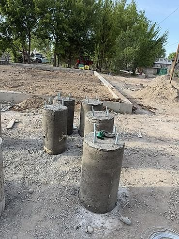 Железобетонные столбы-основания под опоры/малые архитектурные формы lalafo.kg да Железобетонные столбы-основания под опоры/малые архитектурные формы