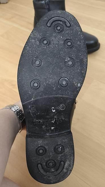 джинсовые сапоги: Мужские ботинки, 41, Новый, цвет - Черный — 2