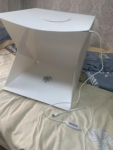 Продаю фото бокс белый и черный фон в комплекте новый Складной