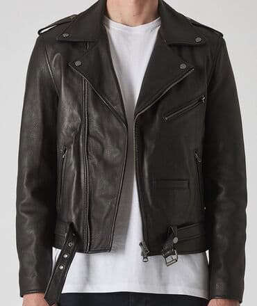 на железных номерах: Новая куртка,из натуральный зернистый кожи, качество шикарное 🔥 — 3