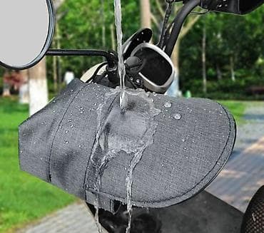 водонепроницаемые перчатки: Водонепроницаемые варежки‑муфты для руля — 1