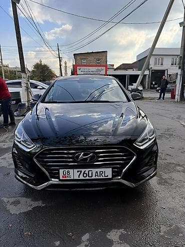 аренда места маникюр: Hyundai Sonata седан, черный цвет кузова. Сдаю в аренду Сонату 2018 — 1
