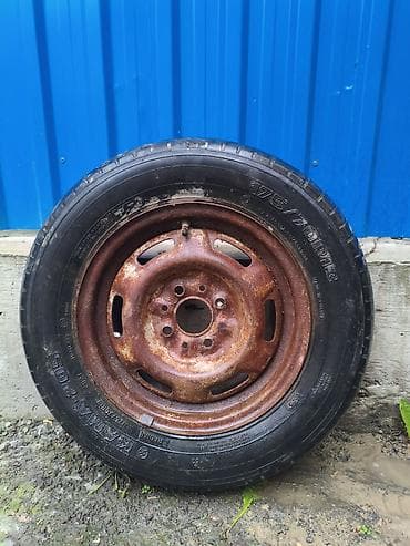 Колеса в сборе 175 / 70 / R 13, Всесезонная, Б/у, 1 шт, Легковые, Железные, отверстий - 4