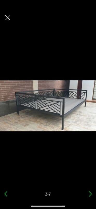 тапчан крават: Тапчан 3 x 3 x 3 м, Металл — 16