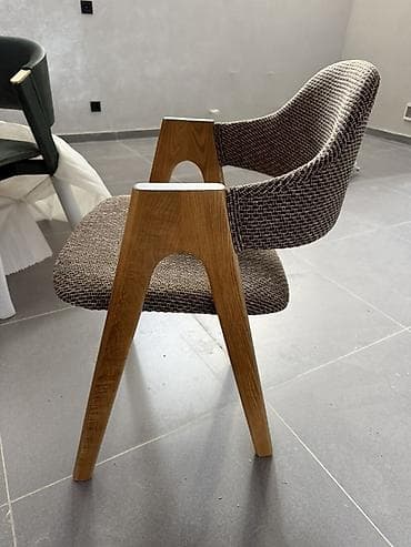 office table: Стул с подлокотниками в сканди‑ретро стиле - Каркас и ножки: массив — 1