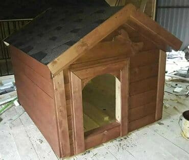 маленькая мантышница: Будка для собаки. Вальер для собак Мусорный бак. Перила. Тапчан — 1