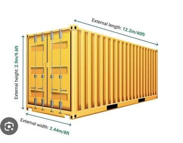 контейнер морской купить: ПРОДАЮ, СРОЧНО!!! Морские контейнеры 40 футов и 20 футов - обшитый — 8