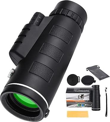 монокулятор: Бинокль монокуляр 40x60 с компасом и просветлённой оптикой FMC - — 4