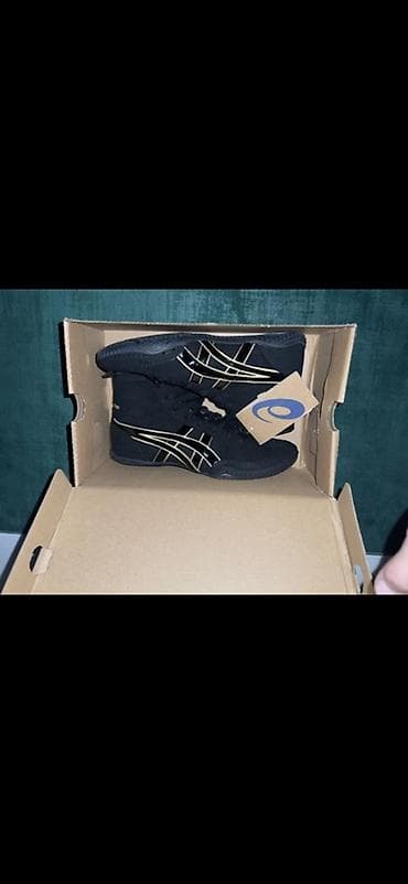 Мужские кроссовки, 39, Asics, Б/у, цвет - Черный