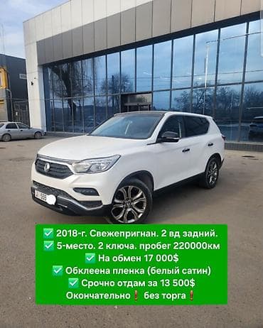 Ssangyong Rexton: 2018 г., 2.2 л, Автомат, Дизель, Внедорожник