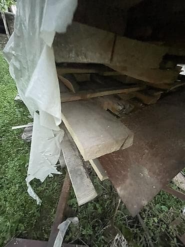 шейшеп оптом: Пиломатериалы (разновелка) — штабель нестроганых досок и бруса — 3